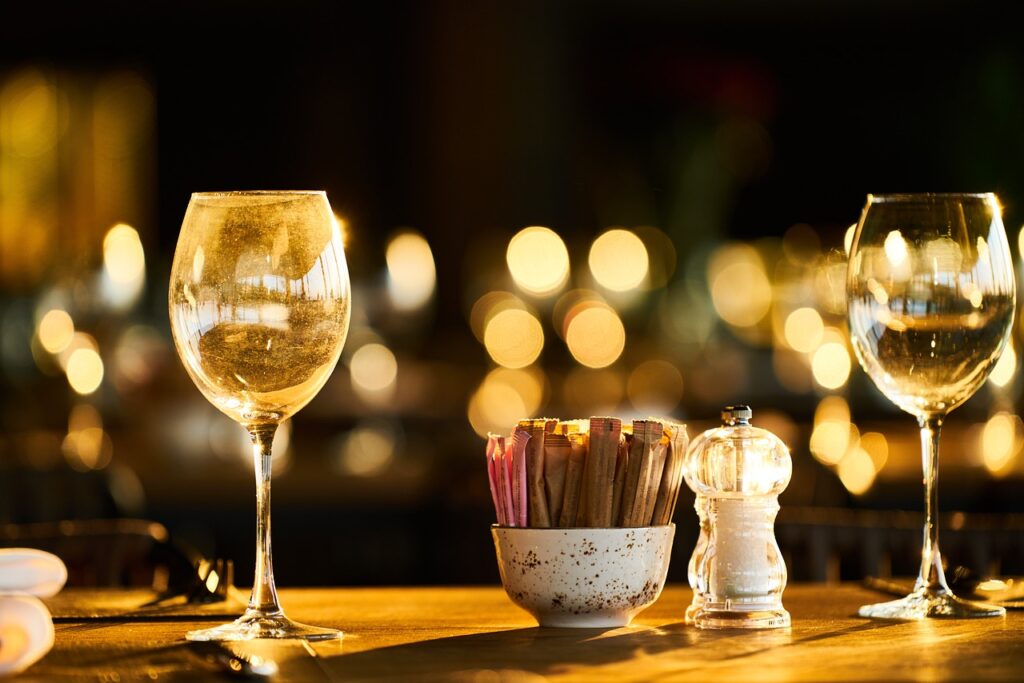 Wine in glass
